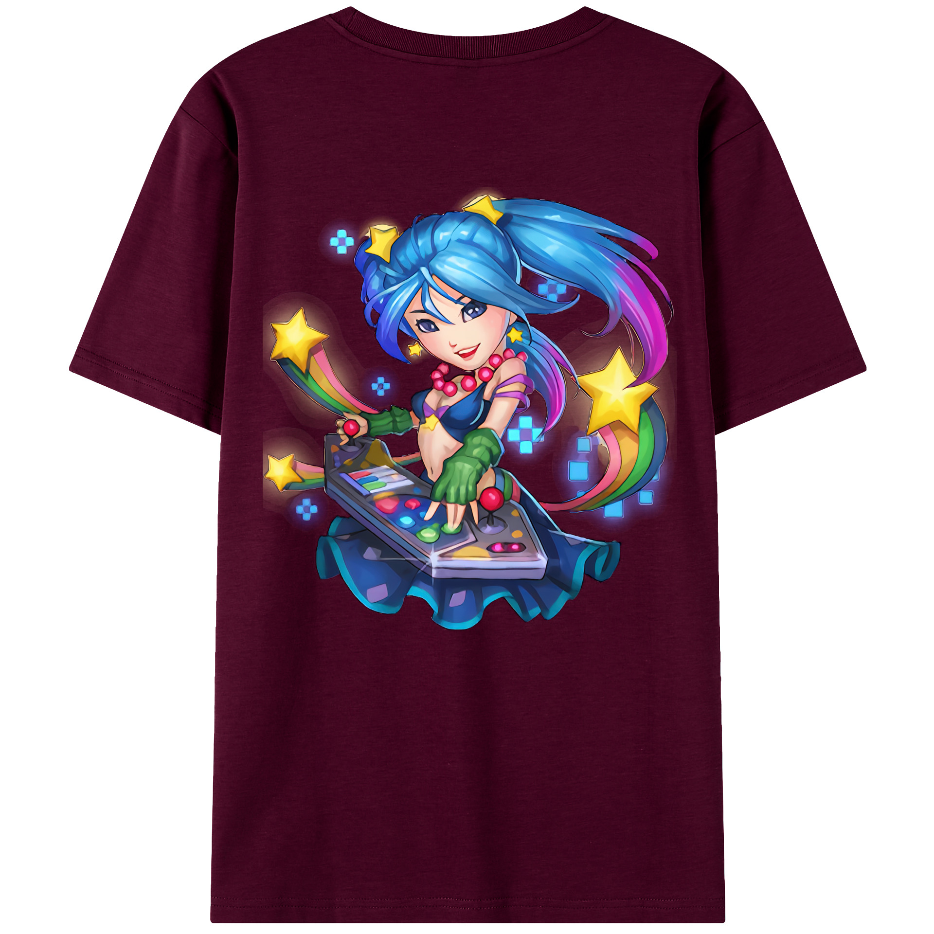 リーグ・オブ・レジェンド League of Legends LOL レディース半袖Tシャツ(バックプリント)